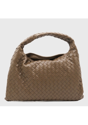 Bottega Veneta Brown Leather Hop Small Handle Bag