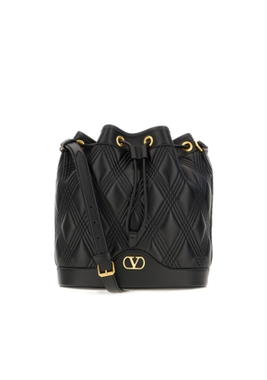 Valentino Garavani Black Leather Crossbody Bag