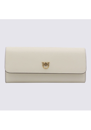 Pinko White Leather Crossbody Bag