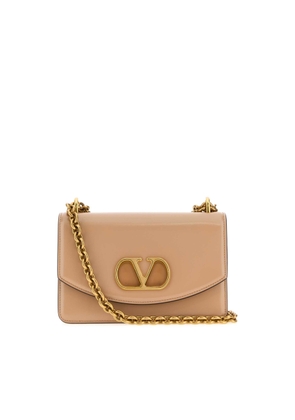 Valentino Garavani Skin Pink Leather Small Vain Shoulder Bag