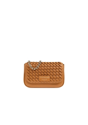 Emporio Armani Shoulder Bag With Decorative Weave