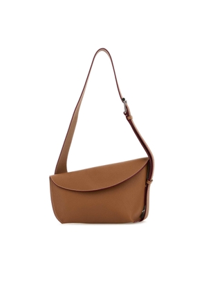 Alexander Mcqueen Caramel Large Sling T-Bar Crossbody Bag