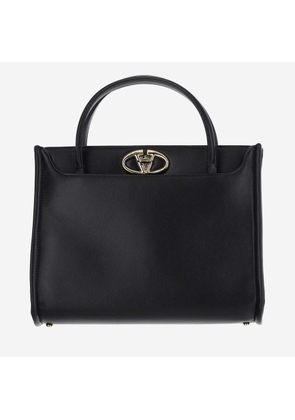 Valentino Garavani Vlogo Locker Leather Bag