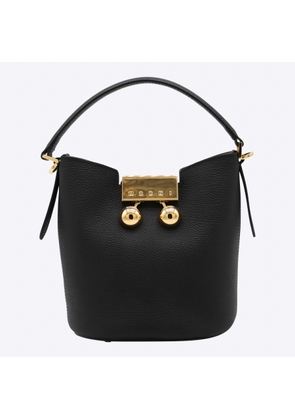 Marni Black Leather Trunkaroo Satchel