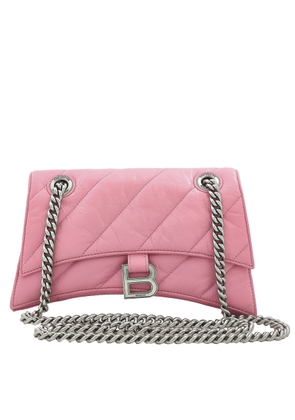 Balenciaga Pink Quilted Crush Calfskin Small Chain Bag
