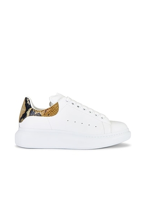 McQueen Oversized Sneaker in White & Multicolor - White. Size 42 (also in 43, 44, 45).