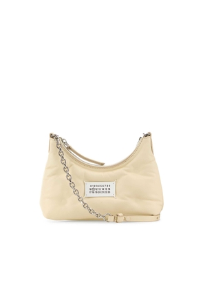 Maison Margiela Small Hobo Ivory Leather Bag
