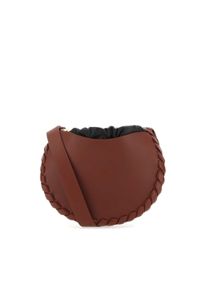 ChloÃ© Brick Leather Small Mate Crossbody Bag