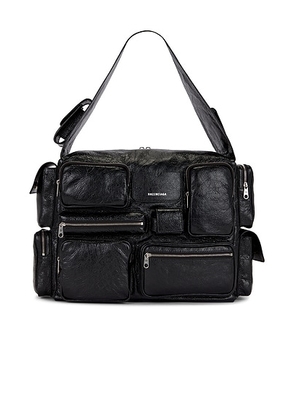 Balenciaga Superbusy Sling L in Black - Black. Size all.