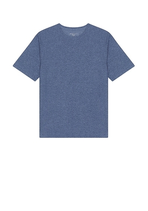 Beyond Yoga Always Beyond Crew Tee 2.0 in Ocean Indigo Blue - Blue. Size S (also in XXL/2X).