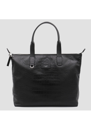 Dolce & Gabbana Black Leather Totes