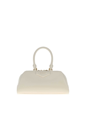 Givenchy White Leather Small Antigona Handbag