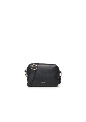 Biasia Leather Shoulder Bag With Logo