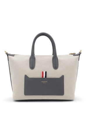Thom Browne Sand Canvas Duffle Small Handbag