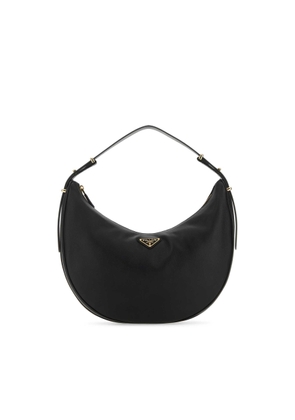 Prada Black Leather Big ArquÃ¨ Handbag