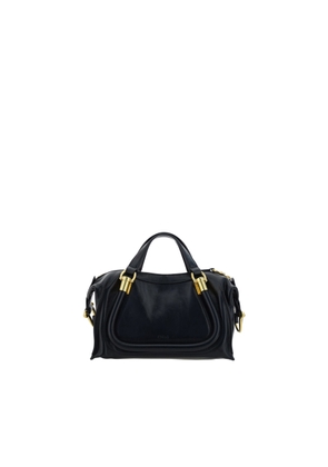 ChloÃ© Black Leather Paraty 24 Handbag