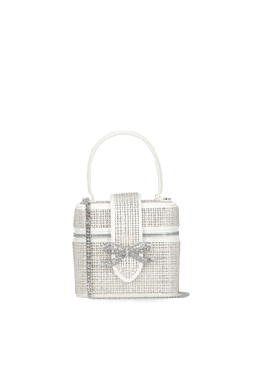 self-portrait Rhinestone Vanity Bag