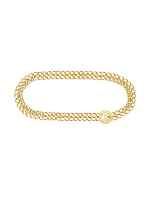 chanel Chanel Coco Mark Chain Belt in Gold - Metallic Gold. Size all.