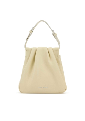 Amina Muaddi Iovry Nappa Leather Vittoria Crystal Handbag