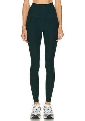 Beyond Yoga Spacedye Vitalize Full Length Legging in Dark Spruce Green Heather - Green. Size S (also in XS).