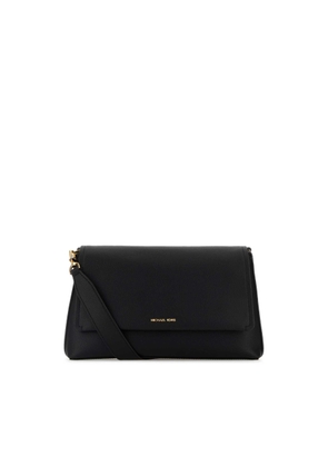 Michael Kors Black Leather Nessa Crossbody Bag