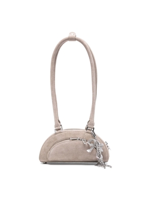 Self-Portrait Suede Mini Shoulder Bag