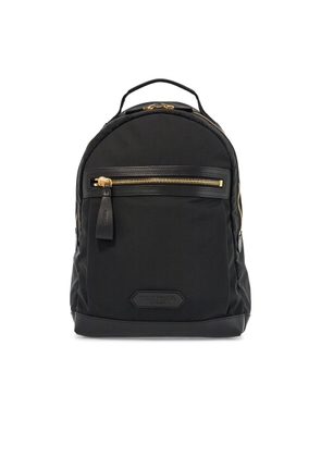 Tom Ford Logo-Patch Zipped Backpack