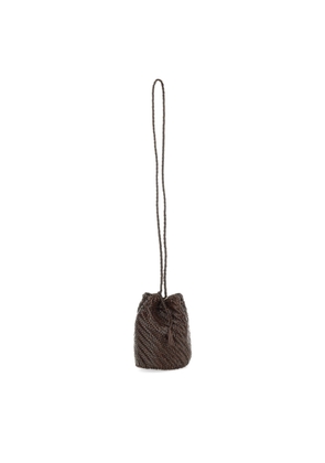 Dragon Diffusion Pompom Double Jump Tan Bag