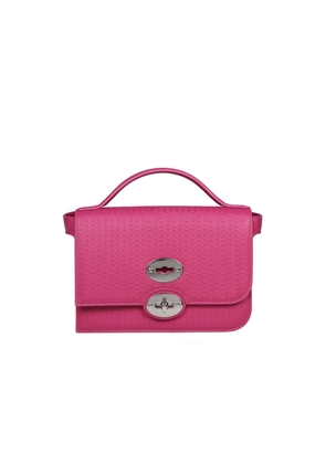 Zanellato Ella Cachemire Blandine Handbag In Fuchsia Color Leather