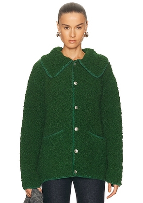 BODE Moppet Cardigan in Green - Green. Size M (also in XS).