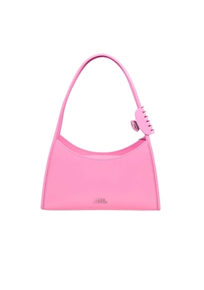 Marc Jacobs The Claw Clip Shoulder Bag In Brushed Leather Color Pink