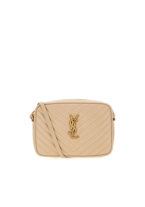 Saint Laurent Cappuccino Leather Lou Crossbody Bag