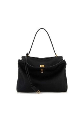 Balenciaga Black Leather Rodeo Handbag