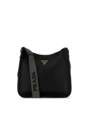 Prada Black Leather Shoulder Bag