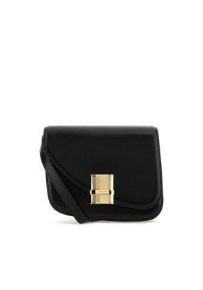 Ferragamo Black Leather Crossbody Bag