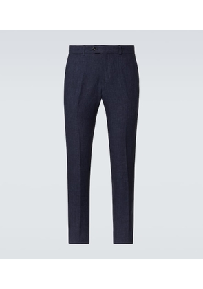 Rubinacci Modluca linen straight pants