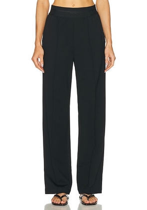 Helmut Lang Straight Leg Trouser in Black - Black. Size 0 (also in 4).