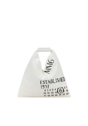MM6 Maison Margiela White Fabric Mini Japanese Handbag