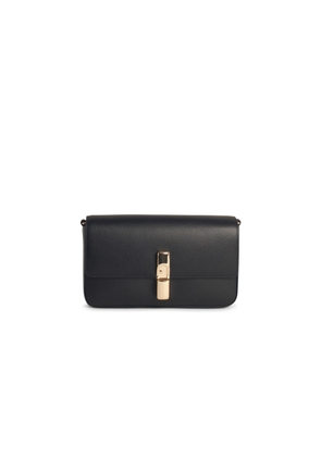 Furla Iride Small Black Leather Crossbody Bag