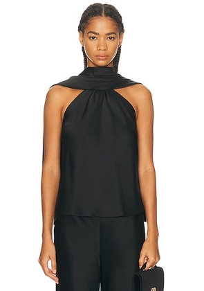SIMKHAI Scarlett Cape Top in Black - Black. Size 2 (also in 4, 6).