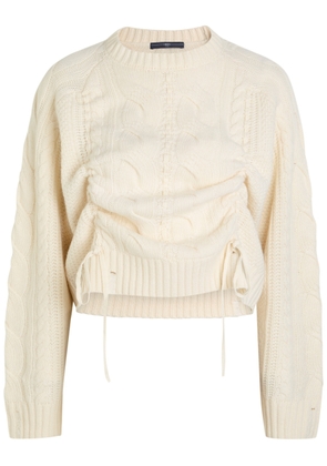 High Revue Cable-knit Jumper - Cream - L (UK14 / L)