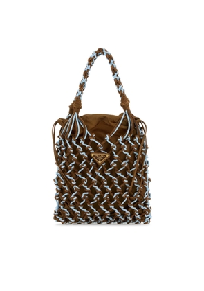 Prada Two-Tone Mesh Handbag