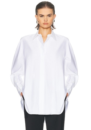 Givenchy Button Up Top in White - White. Size 40 (also in ).