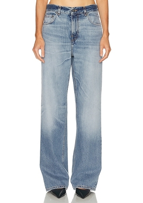 Haikure Bonnie Straight Leg in Dive Blue Wash - Blue. Size 25 (also in 29, 30).