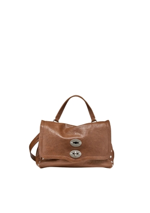 Zanellato Postina Tabacco Small Leather Handbag