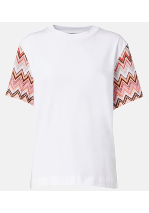 Missoni Embroidered cotton T-shirt