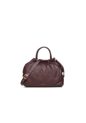 Biasia Leather Bag With Logo