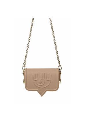 Chiara Ferragni Brown Shoulder Bag