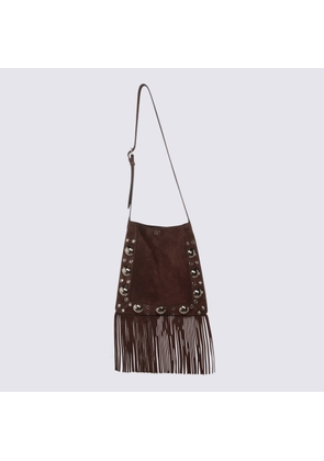 Valentino Garavani Brown Leather Crossbody Bag