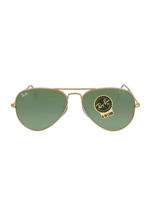 Ray Ban Aviator Classic Green Unisex Sunglasses RB3025 W3234 55